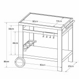 Kurv Cook'in Garden Media 80 Sort noir #3