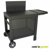 Grillbord Cook'in Garden Reva 110 Premium Stl Have Sort 108 x 55 cm #1