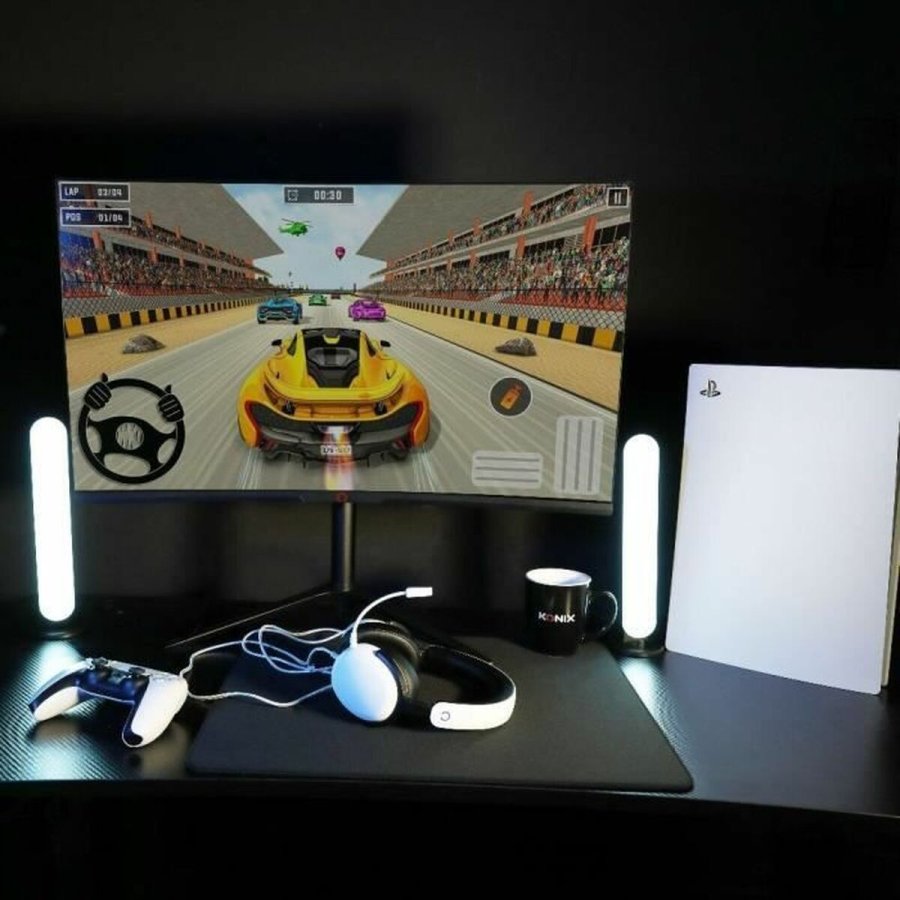 Hovedtelefoner med mikrofon KONIX Hvid #4