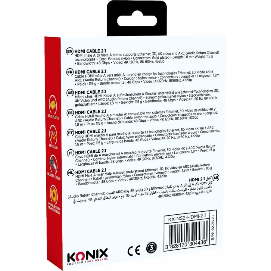 HDMI-kabel KONIX #3