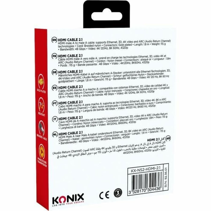 HDMI-kabel KONIX #6