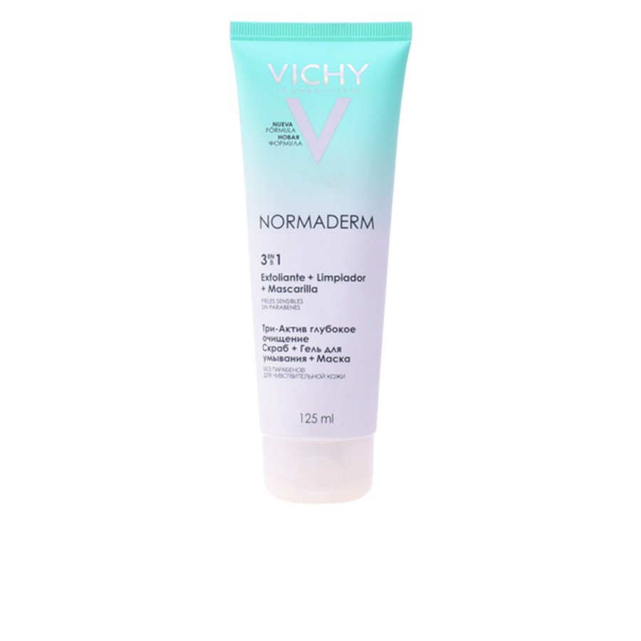 Eksfolierende Ansigtsmaske 3-i-1 NORMADERM Vichy (125 ml) #1