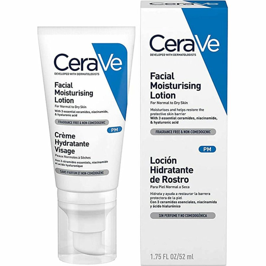 Fugtgivende Ansigtslotion CeraVe PM (52 ml) #1