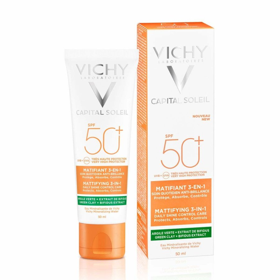 Ansigtscreme Vichy Capital Soleil Flsom hud 50 ml Spf 50 SPF 50+ #1
