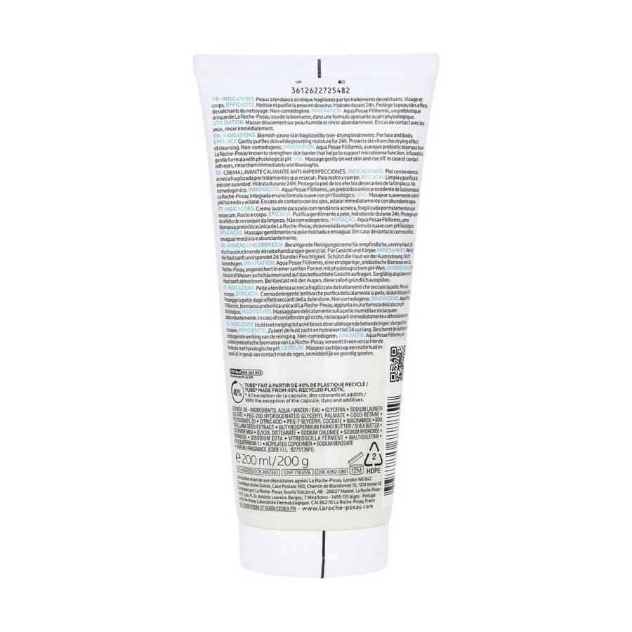 Rensende Creme La Roche Posay Effaclar H Biome 200 ml #3