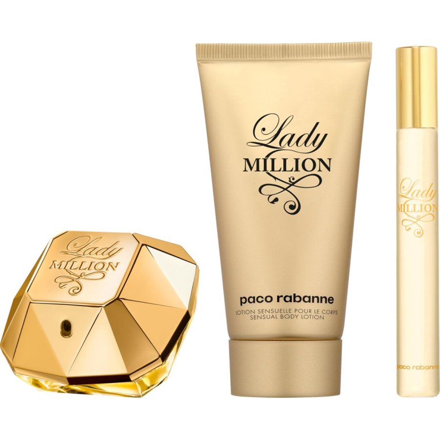 Parfume st til kvinder Paco Rabanne LADY MILLION EDP 3 Dele #1