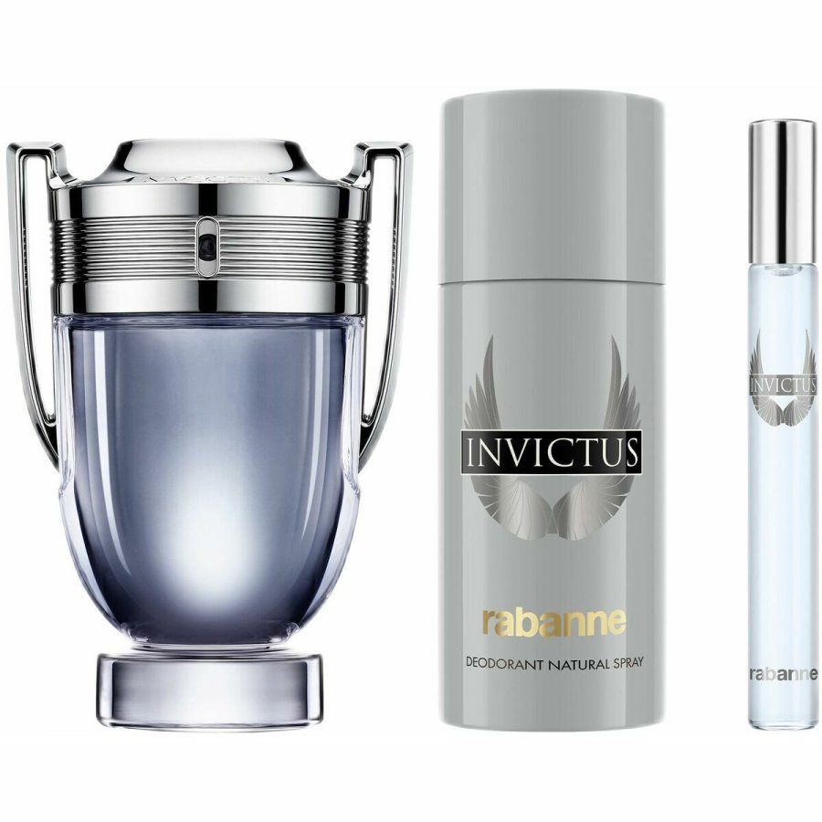 Parfume st til mnd Paco Rabanne Invictus 3 Dele #1
