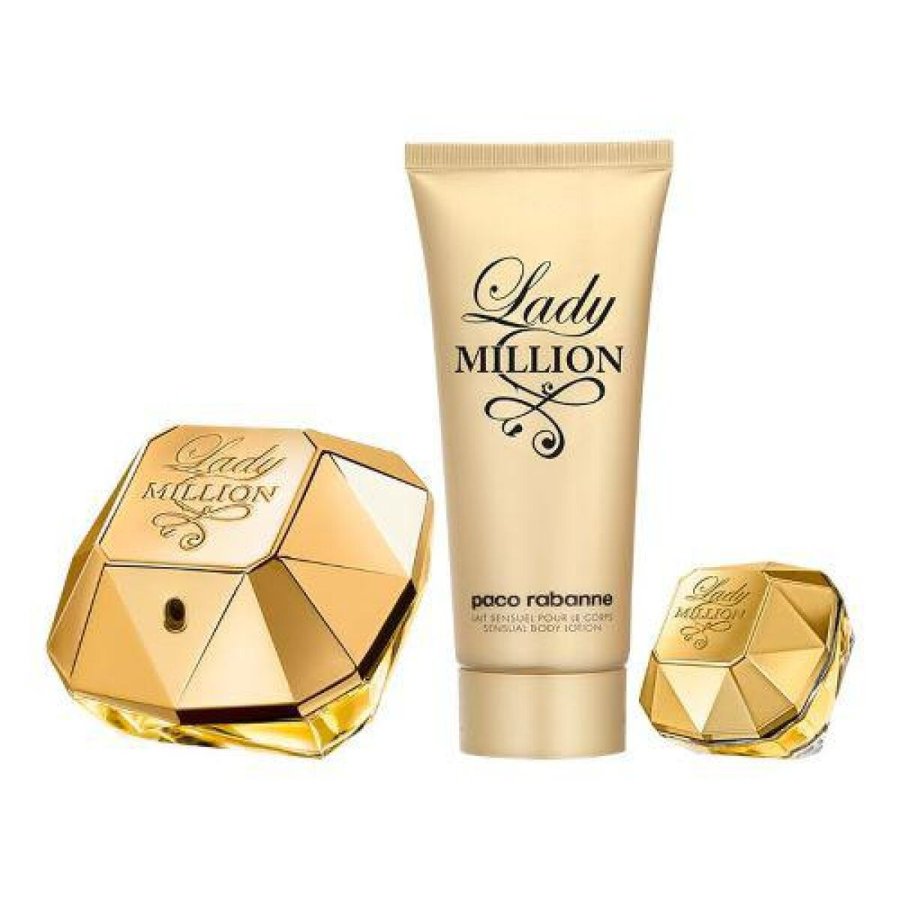 Parfume st til kvinder Paco Rabanne Lady Million EDP 3 Dele #1