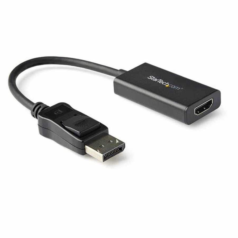 DisplayPort til HDMI-adapter Startech DP2HD4K60H           Sort #1