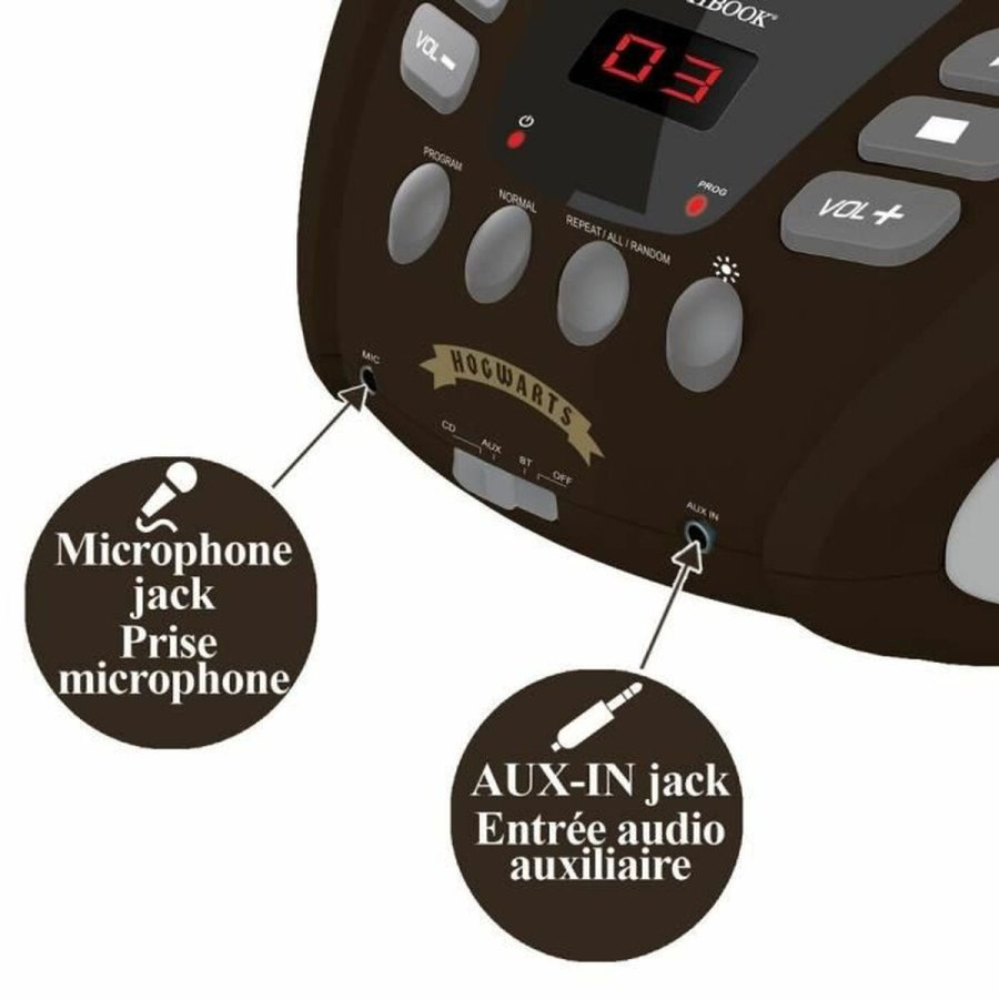 CD/MP3-afspiller Lexibook Harry Potter - Hogwarts Bluetooth 5.0 Sort #4