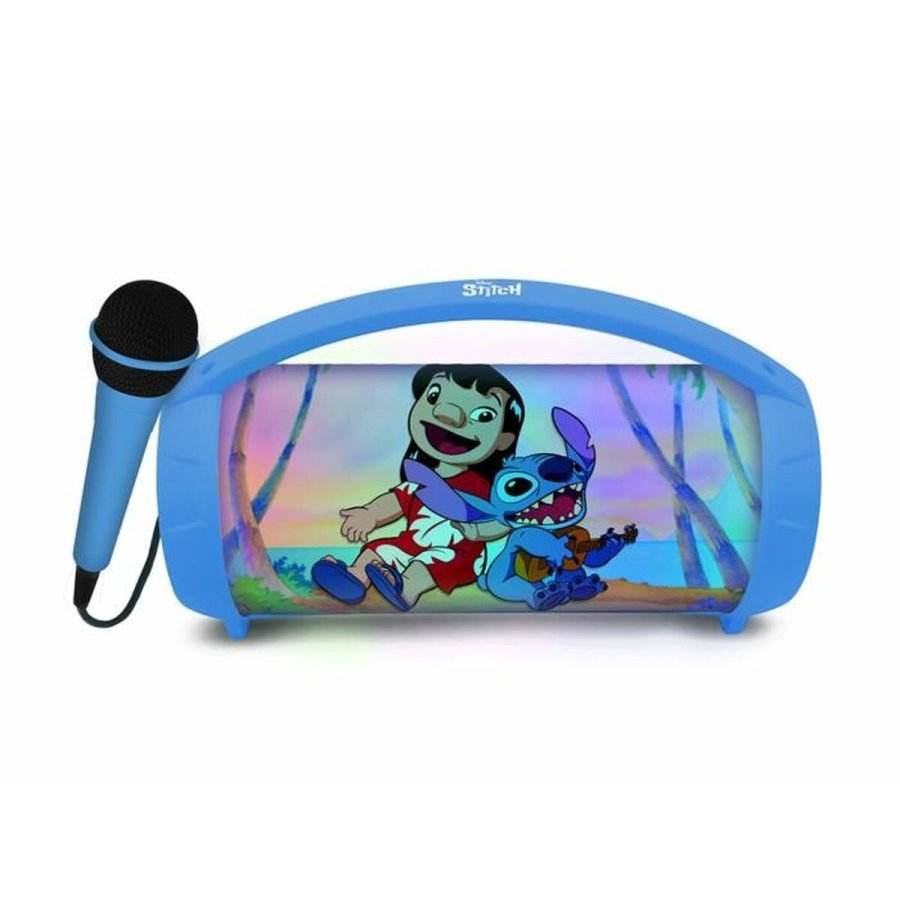 Bluetooth hjttaler med karaokemikrofon Lexibook Stitch Disney Bl #1