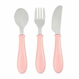Bestik Baba Pink Rustfrit stl 3 Dele #2