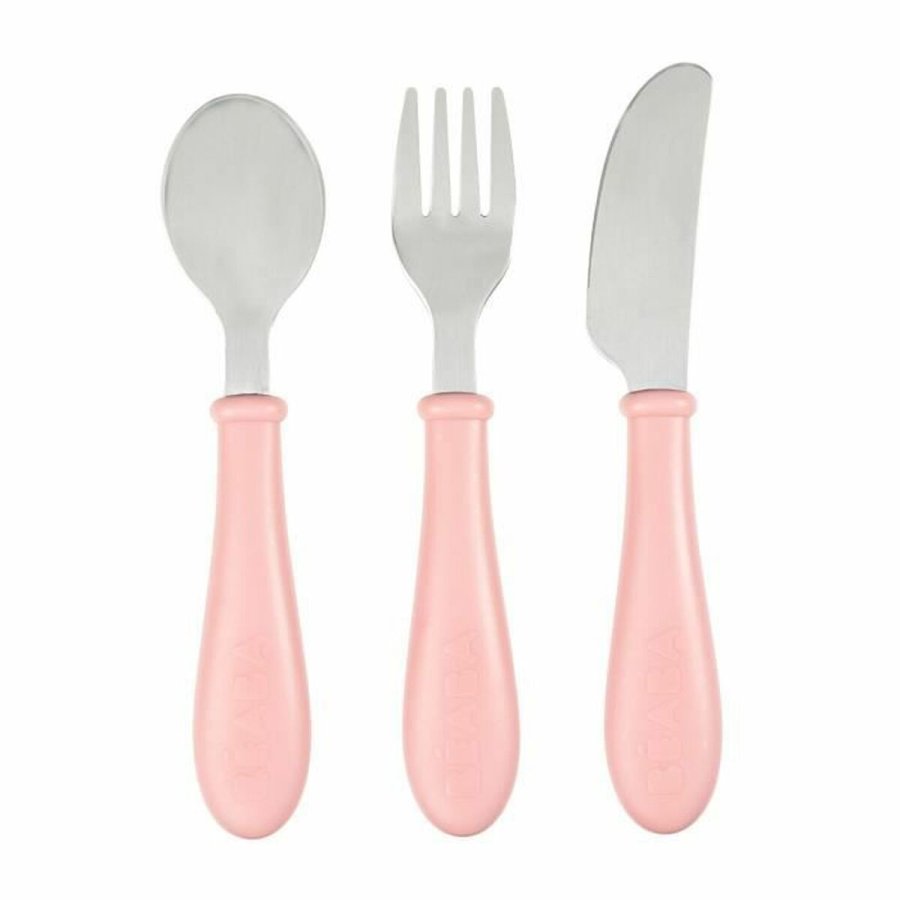 Bestik Baba Pink Rustfrit stl 3 Dele #2