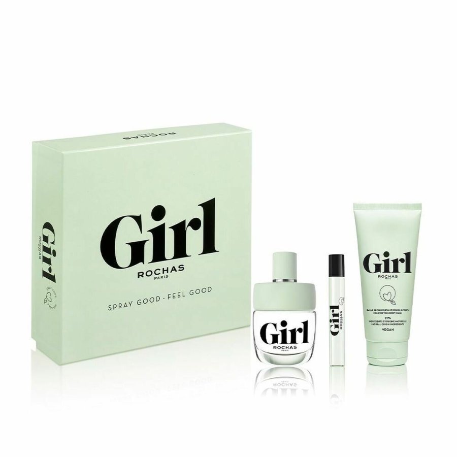 Parfume st til kvinder Rochas Girl EDT 3 Dele #1