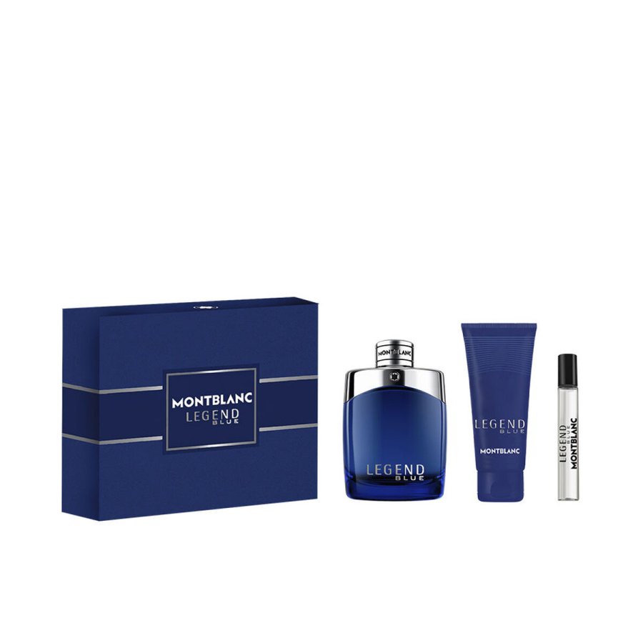 Parfume s�t til m�nd Montblanc LEGEND BLUE 3 Dele #1