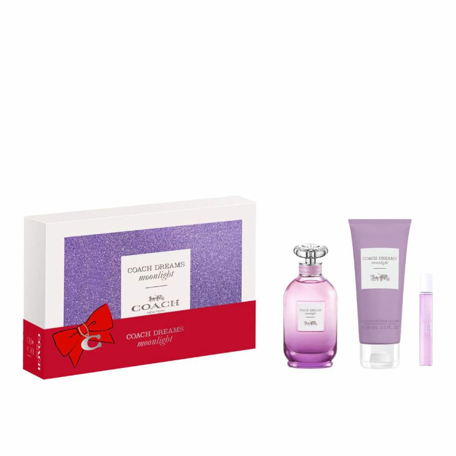 Parfume st til kvinder Coach Dreams Moonlight 3 Dele #1