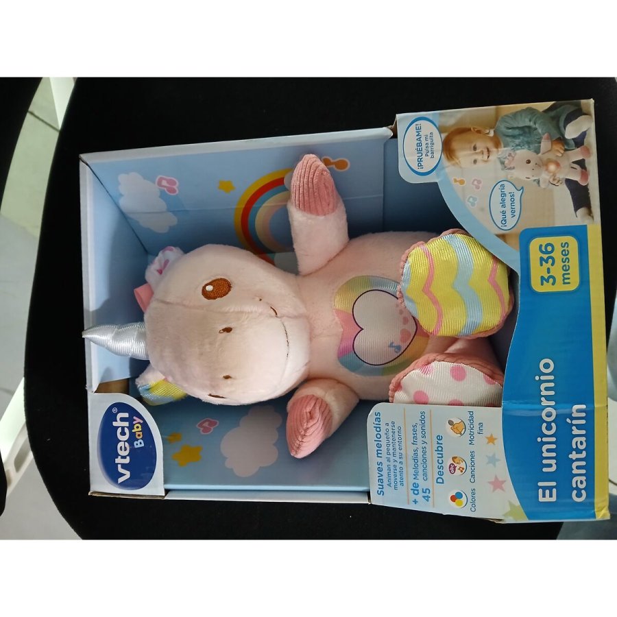 Bamse med Lyd Unicorn Vtech (ES) (20 x 28 x 12 cm) #5