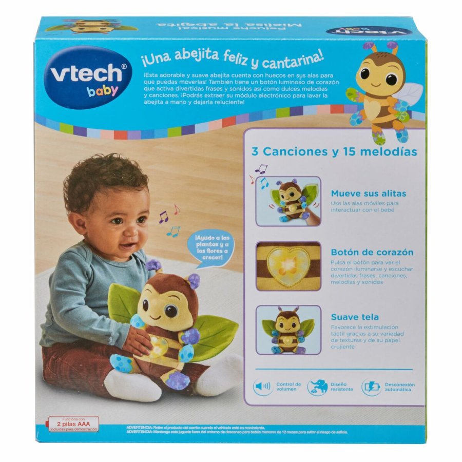 Bamse med Lyd Vtech Mielisa Bi 22,5 x 11,6 x 24,1 cm #5