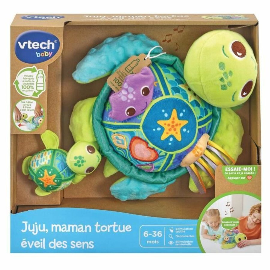 Bamse Vtech Baby  Juju, Mother Turtle  + 6 mneder Genbrug Musical #1