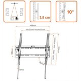 TV-holder METRONIC 451064 35 kg #2