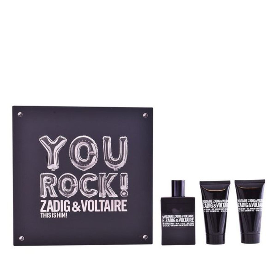 Parfume s�t til m�nd This Is Him! You Rock! Zadig & Voltaire (3 pcs) #1