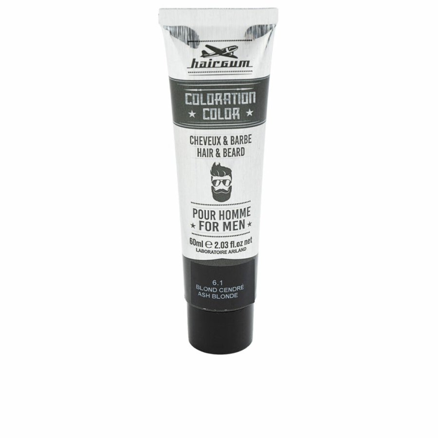 Permanent Farve Hairgum COLORATION Askeblond N 6.1 60 g #1