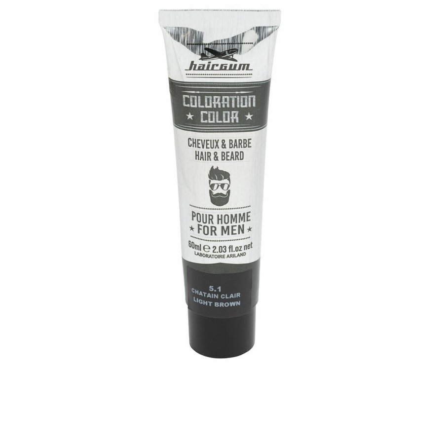 Permanent Farve Hairgum COLORATION Klar Kastanje N 5.1 60 g #1