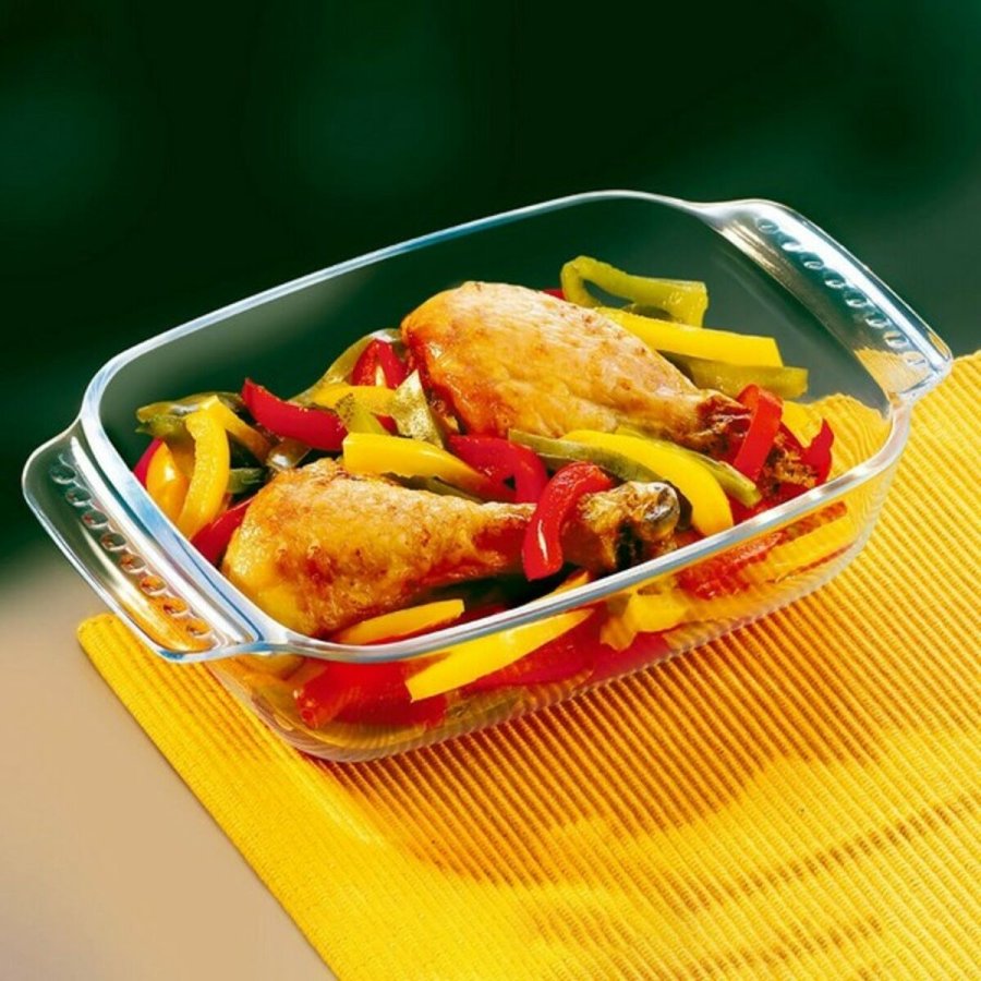 Ovn Fad Pyrex 228B000/5640 Gennemsigtig Glas 22 x 13 x 5 cm #4