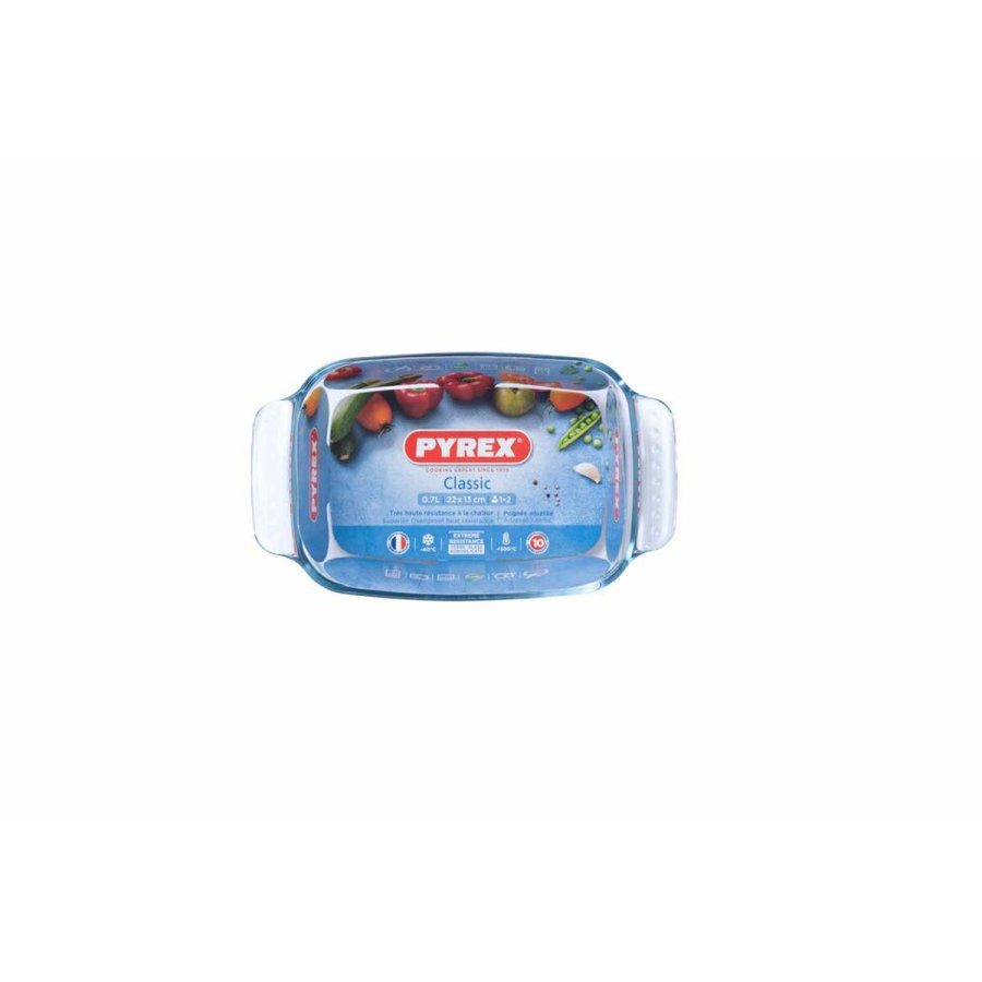 Ovn Fad Pyrex 228B000/5640 Gennemsigtig Glas 22 x 13 x 5 cm #10