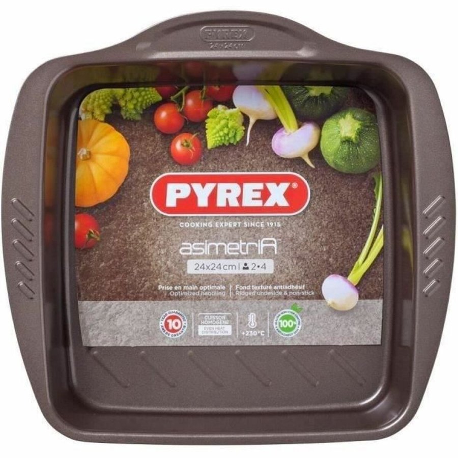 Ovn Fad Pyrex Brun Metal #2