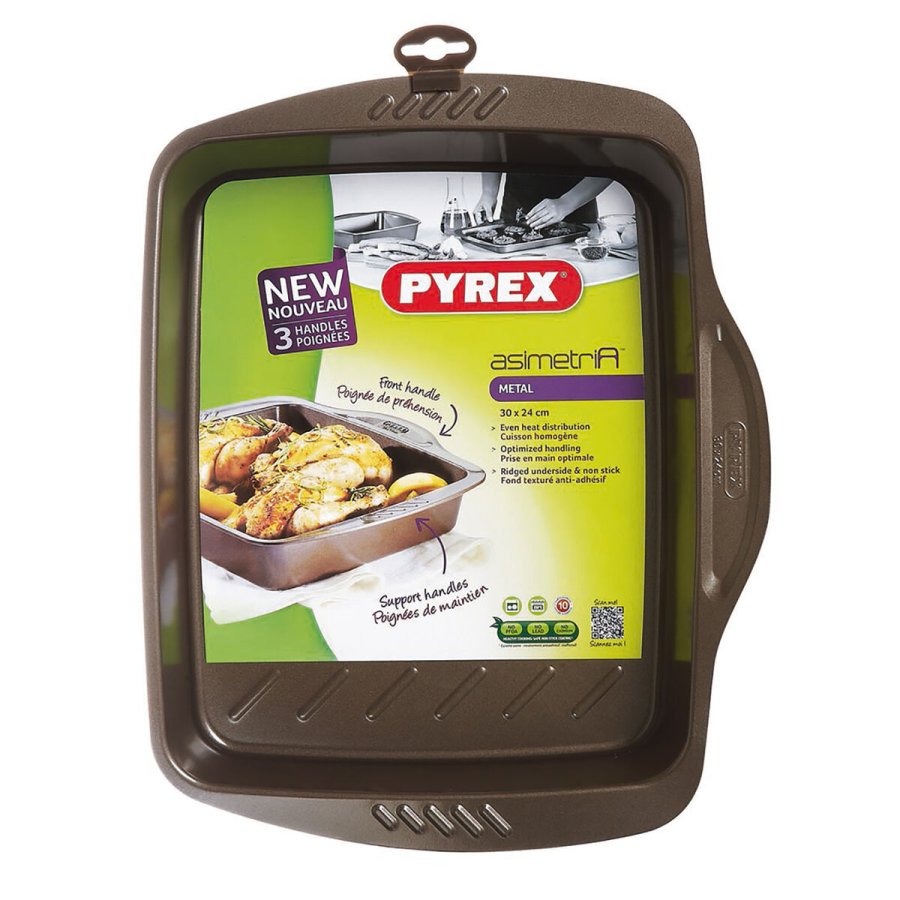 Bageplade Pyrex Brun Sort Metal #3