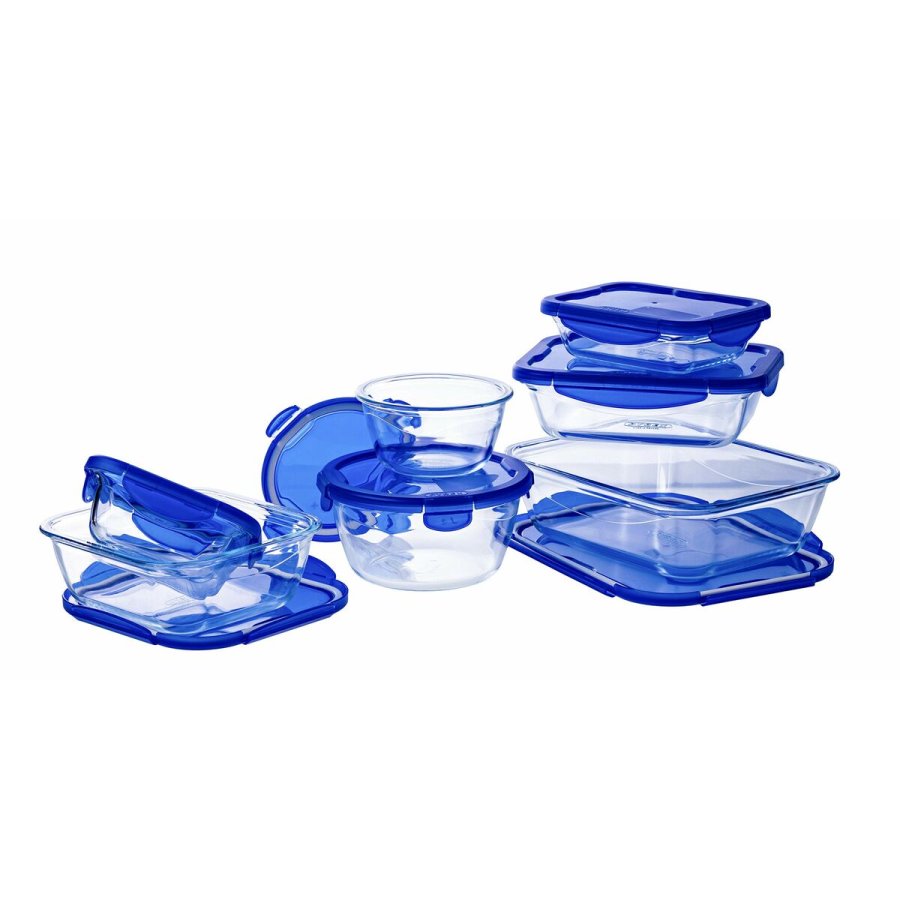 Mad Bevarelse Container Pyrex Bl Gennemsigtig Rektangulr 800 ml #5