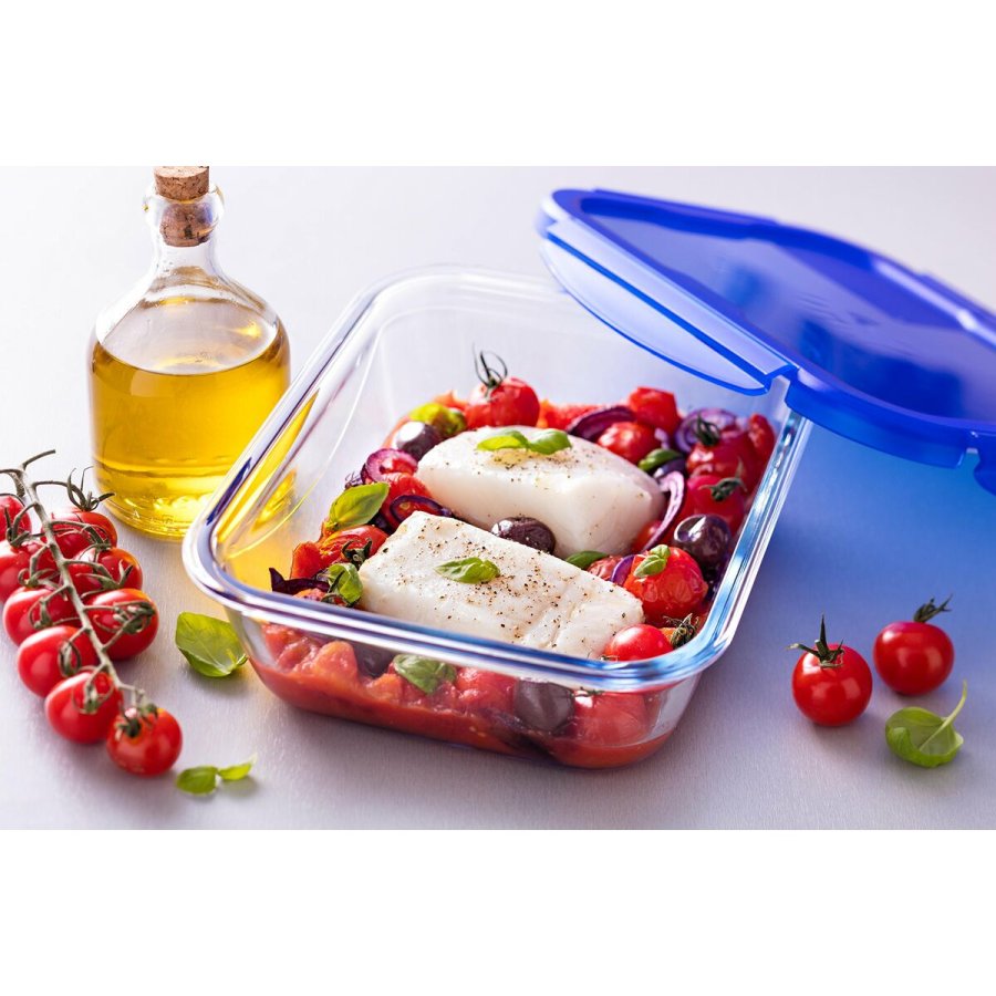 Mad Bevarelse Container Pyrex Bl Gennemsigtig Rektangulr 800 ml #6