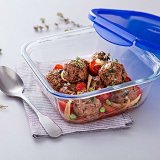 Mad Bevarelse Container Pyrex Bl Gennemsigtig 800 ml (2 enheder) #2