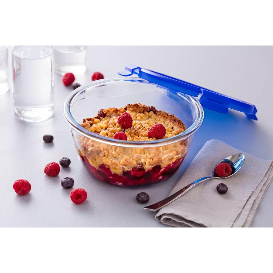 Mad Bevarelse Container Pyrex Bl Gennemsigtig Cirkulr 1,6 L (6 Dele) #5