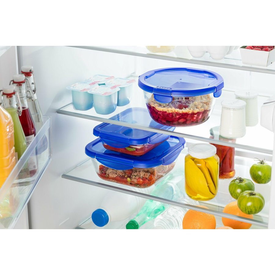 Mad Bevarelse Container Pyrex Bl Gennemsigtig Cirkulr 1,6 L (6 Dele) #7