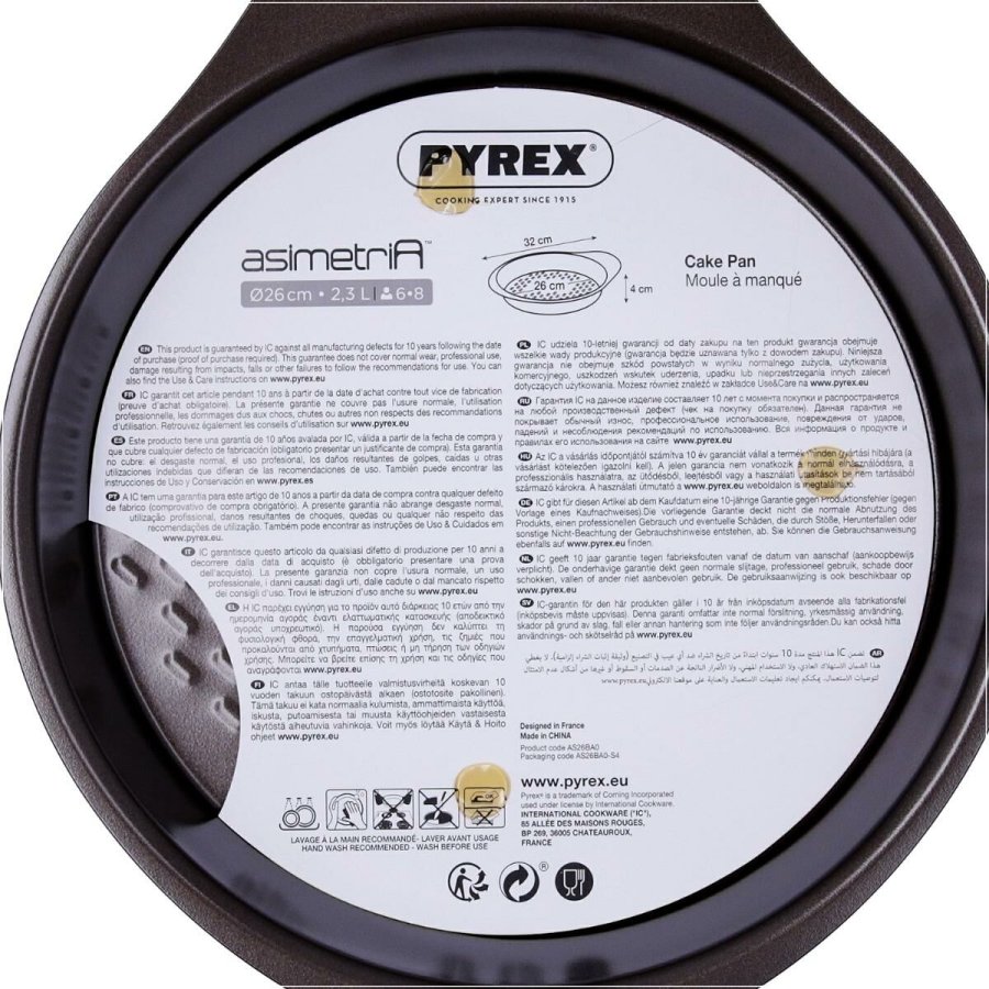 Kageform Pyrex MG20BA6 Metal #4