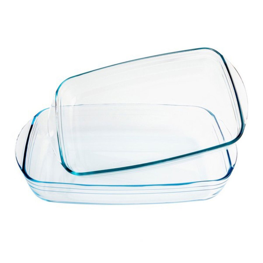 St med ovnfaste fade  Cuisine 334SA05 Gennemsigtig Glas (2 pcs) #4