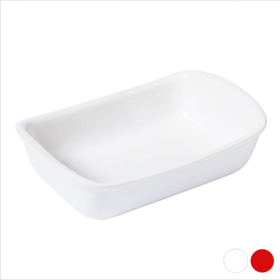 Ovn Fad Pyrex Supreme Hvid Keramik (22 x 15 cm) #1