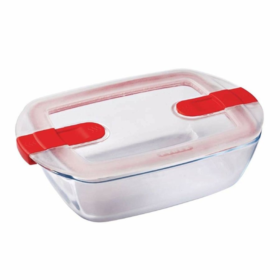Mad Bevarelse Container Pyrex Hvid Gennemsigtig 1,1 L #7
