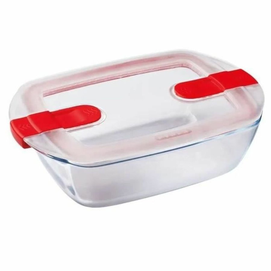 Mad Bevarelse Container Pyrex Hvid Gennemsigtig 1,1 L #1