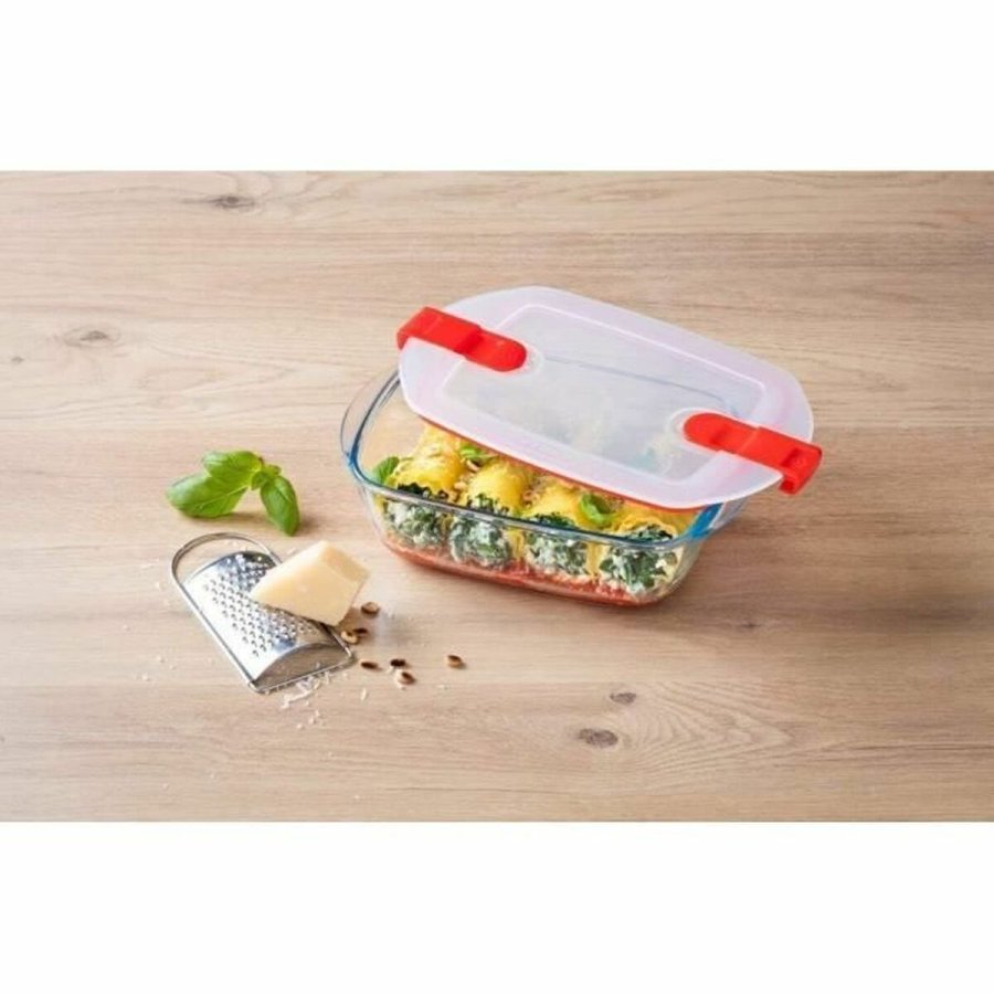 Mad Bevarelse Container Pyrex Hvid Gennemsigtig 1,1 L #2