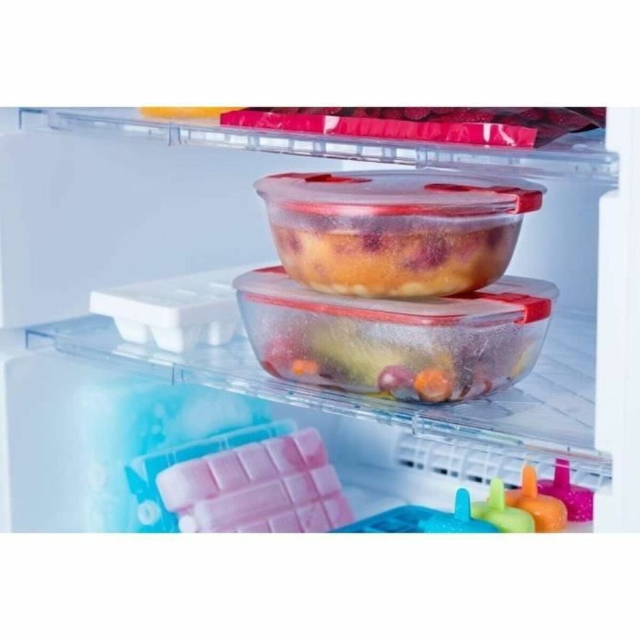 Mad Bevarelse Container Pyrex Hvid Gennemsigtig 1,1 L #5