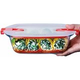 Mad Bevarelse Container Pyrex Hvid Gennemsigtig 400 ml #6