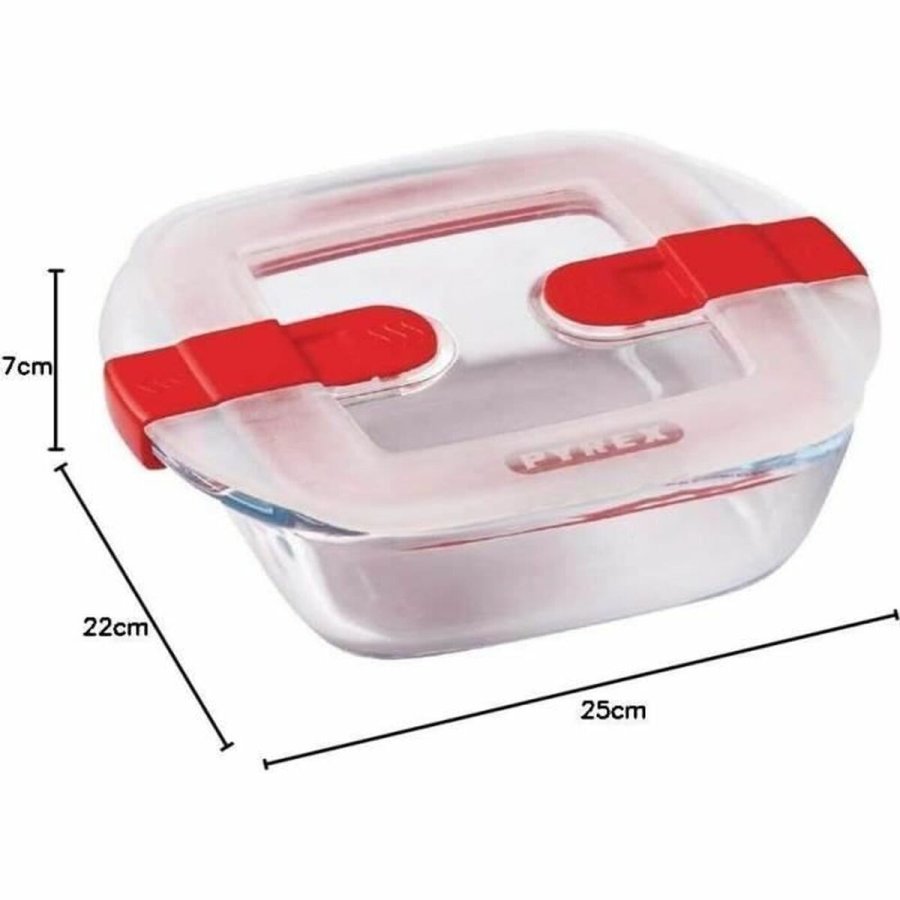 Mad Bevarelse Container Pyrex Gennemsigtig 2,2 L #2