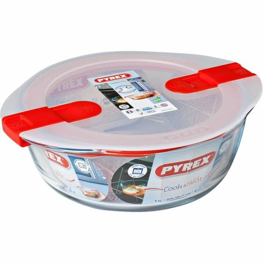 Mad Bevarelse Container Pyrex Gennemsigtig 1 L 1,1 L #1