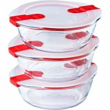Mad Bevarelse Container Pyrex Cook & Heat 1,1 L Gennemsigtig 3 Dele #1