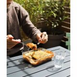 St med stabelbare hermetiske kkkenbeholdere Pyrex Cook & Freeze Gennemsigtig 8 Dele #6