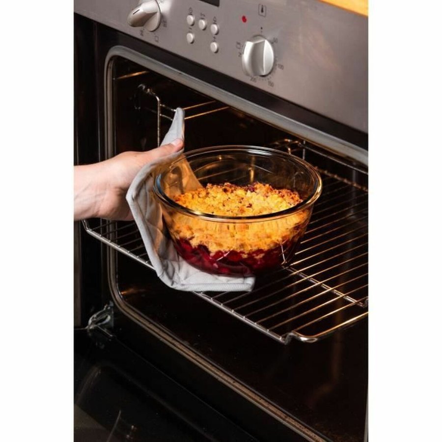 St med stabelbare hermetiske kkkenbeholdere Pyrex Bl 0,7 L 3 Dele #5