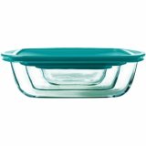 Bageplade Pyrex Cook & Store 2,5 L 1,1 L 0,4 l Gr�n Rektangul�r 3 Dele #2